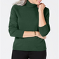 Karen Scott Suéter Feminino Gola Alta Verde Tamanho XS