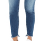 Calça jeans skinny feminina STS Blue Ellie de cintura alta, tamanho pequeno