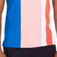 Camiseta listrada com blocos de cores masculina Club Room, rosa, tamanho P