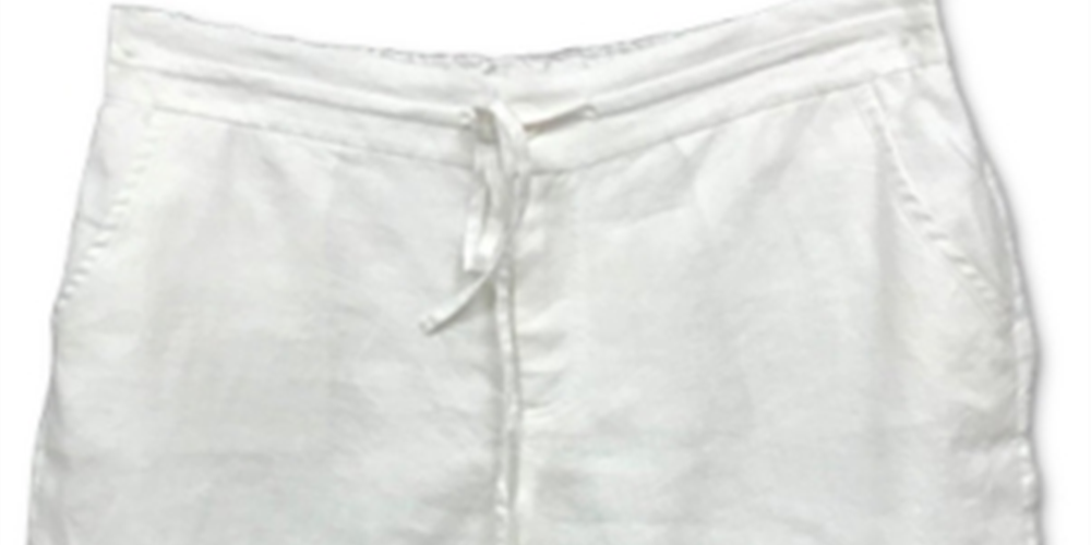 Shorts femininos Charter Club, branco, tamanho médio