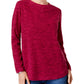 Karen Scott Moletom Esportivo Fitness Feminino Roxo Tamanho Pequeno