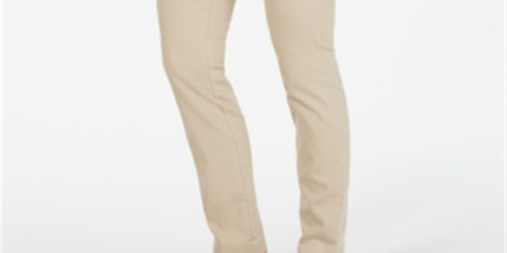 Calça Chelsea Stretch Twill Feminina Charter Club Marrom Tamanho 18