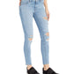 Calça jeans skinny Levi's 711 feminina, azul, tamanho 33