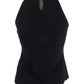INC International Concepts Top Halter Feminino Ilusão Preto Tamanho Pequeno G