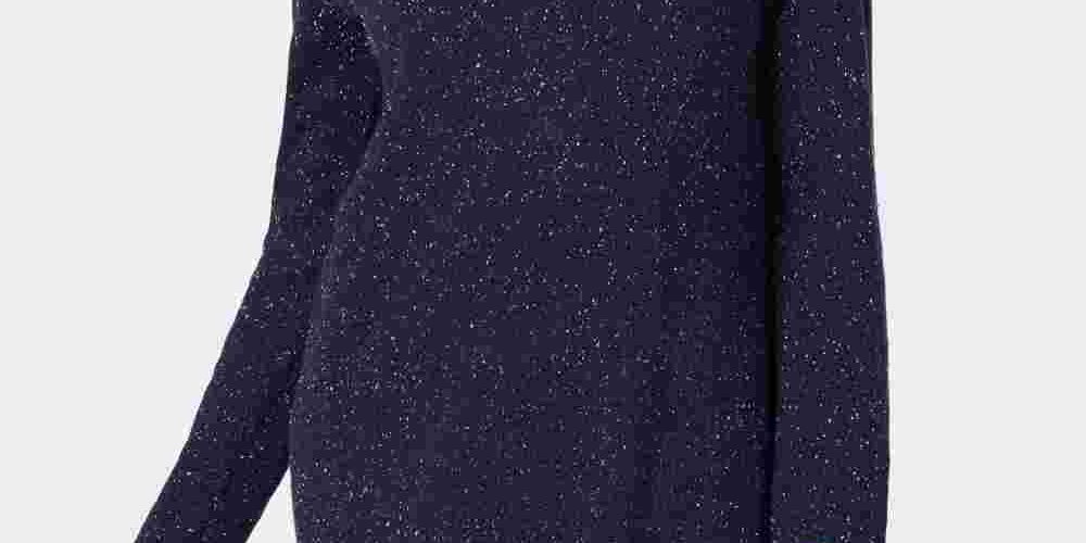 Karen Scott Suéter Túnica Texturizada Feminino Azul Tamanho P