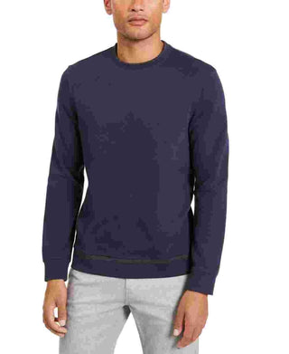 Moletom Alfani Masculino Classic Fit com Pontas Azul Tamanho Grande