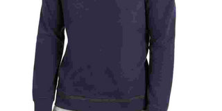 Moletom Alfani Masculino Classic Fit com Pontas Azul Tamanho Grande