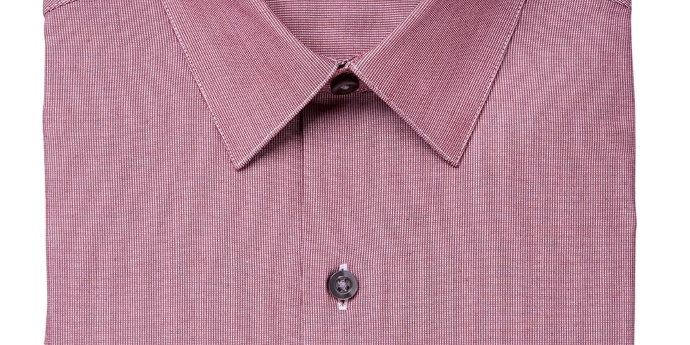 Camisa social masculina Alfani, manga comprida, camisa abotoada, vermelha, tamanho M