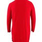 Cardigan feminino patchwork Charter Club vermelho tamanho pequeno grande