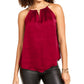 Thalia Sodi Top Halter Feminino com Decote em Corrente Vermelho Tamanho X-G