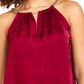Thalia Sodi Top Halter Feminino com Decote em Corrente Vermelho Tamanho X-G