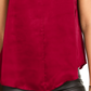 Thalia Sodi Top Halter Feminino com Decote em Corrente Vermelho Tamanho X-G