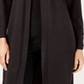 Cardigan Duster Feminino JM Collection Frente Aberta Tamanho Espresso Petite S