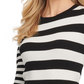 Suéter listrado feminino DKNY cinza tamanho pequeno