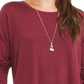 Blusa feminina com cordão e punho estilo Winestone tamanho pequeno M