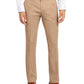 Calça elástica masculina Alfani com estampa clássica elástica, tamanho 38x32, marrom
