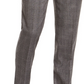 Tommy Hilfiger Masculino Modern Fit Thflex Stretch Xadrez Calça Separada Cinza Tamanho 30X30