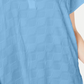 Blusa texturizada com decote em V feminina Alfani, azul, tamanho pequeno médio