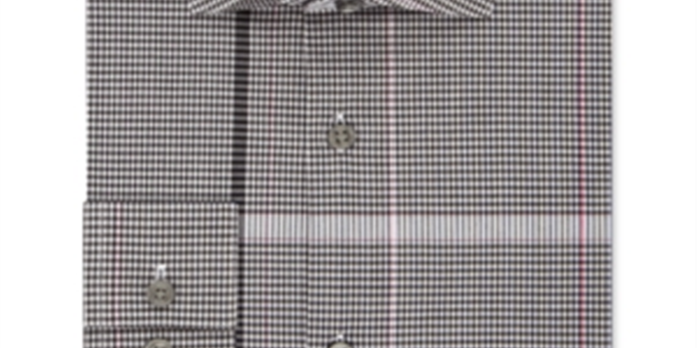 Camisa social masculina Calvin Klein Extra Slim Fit Performance Stretch com regulagem de temperatura e manga rosa, tamanho 34-35