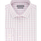 Camisa social xadrez elástica de desempenho slim fit masculina Geoffrey Beene, tamanho blush, L 16-16/5