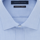 Camisa social masculina Tommy Hilfiger com gola atlética e ajuste azul, tamanho 16 x 34 x 35