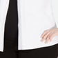 Cardigan feminino com acabamento em crochê JM Collection, tamanho 0X, branco