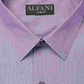 Camisa social masculina Alfani com gola slim fit, roxa, tamanho 15,5 x 34 x 35