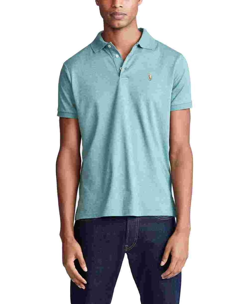 Camisa polo masculina Ralph Lauren Slim Fit personalizada, verde, tamanho XX-G