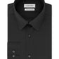 Camisa social masculina Calvin Klein Slim Fit com gola flexível elástica, cinza, tamanho 16x32x33