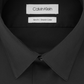 Camisa social masculina Calvin Klein Slim Fit com gola flexível elástica, cinza, tamanho 16x32x33