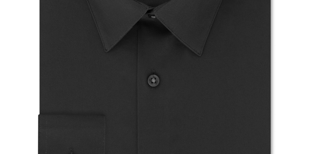 Camisa social masculina Calvin Klein Slim Fit com gola flexível elástica, cinza, tamanho 16x32x33