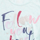 Pijama estampado de coração para meninas Max &amp; Olivia Little &amp; Big, azul, tamanho 10/12