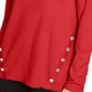 Alfani Women's Hardware SeaPullover Sweater Vermelho Cinza Tamanho Pequeno XL