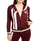 Jaqueta Juicy Couture On Tour Logo Feminina Roxa Tamanho P