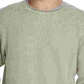 Suéter masculino vintage à prova de intempéries com manga raglan e lavagem a pedra, estilo colmeia, bege, tamanho XX-G