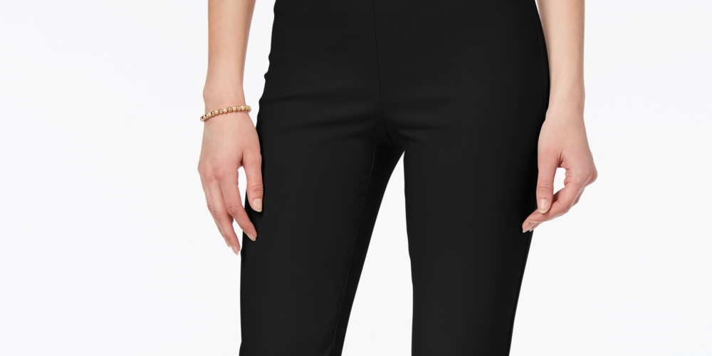 Calça Chelsea Tummy Control Feminina Charter Club Preta Tamanho 6 Petite