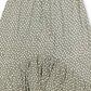 Vestido feminino estilo camponês alto e baixo, verde, tamanho pequeno