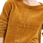 Suéter chenille feminino Style &amp; Co, amarelo, tamanho pequeno L