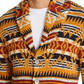 Cardigan Canyon com estampa Midwest da American Rag para homens, laranja, tamanho extragrande