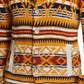 Cardigan Canyon com estampa Midwest da American Rag para homens, laranja, tamanho extragrande