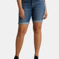 Bermuda jeans feminina Silver Jeans Co Elyse Roll Cuff, azul, tamanho 31x9