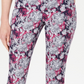Calça jeans skinny feminina Charter Club Bristol com estampa floral e tornozelo, azul, tamanho 10