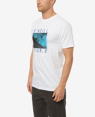 Camiseta masculina O'Neill Surf manga curta branca tamanho P