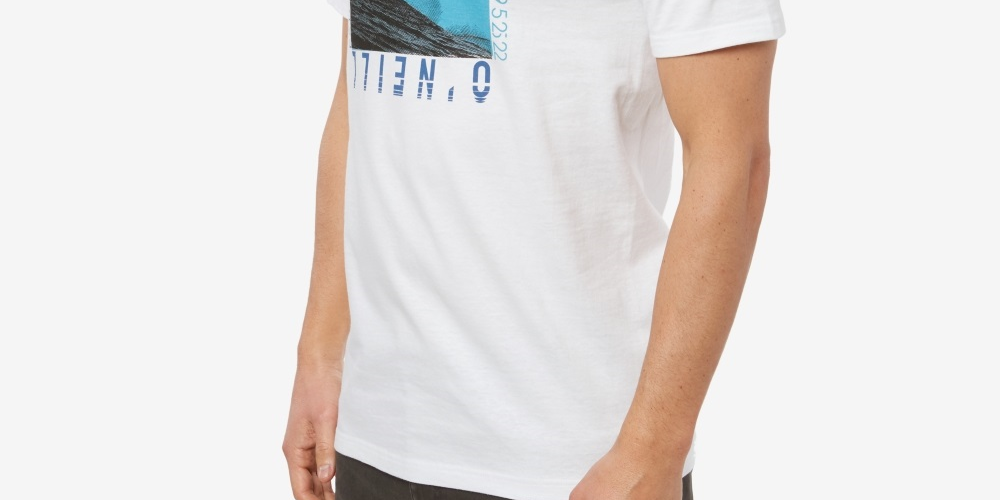 Camiseta masculina O'Neill Surf manga curta branca tamanho P