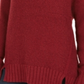 Suéter feminino Style &amp; Co com gola alta, vermelho, tamanho médio