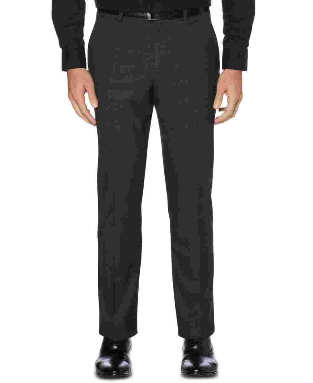 Calça xadrez masculina Perry Ellis preta tamanho 32x30