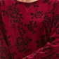 Karen Scott Moletom feminino com estampa floral roxo tamanho pequeno pequeno