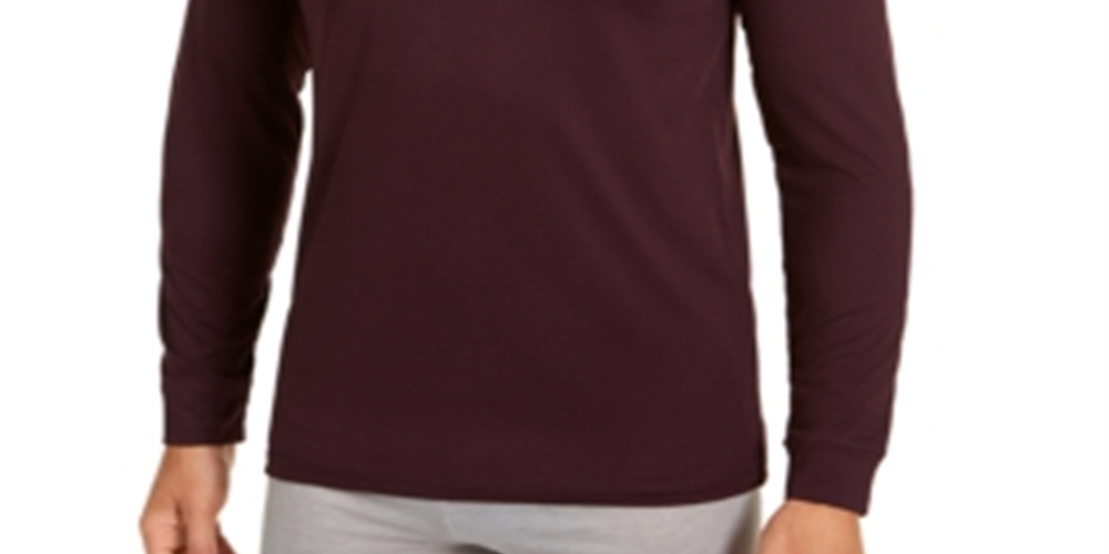 Camiseta masculina fitness 32 Degrees, vinho, tamanho XX-G