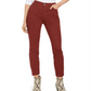 Calça jeans skinny feminina INC International Concepts Essentials Curvy Fit, vermelha, tamanho 16