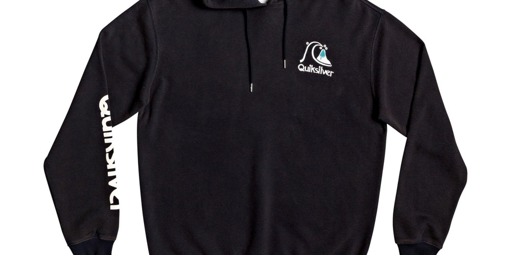 Moletom com capuz Quiksilver Sweet As Slab Masculino Preto Tamanho XX-G